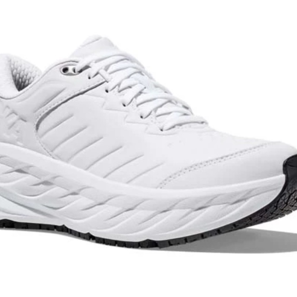 HOKA Bondi SR (Slip Resistant) Women’s White Sneakers